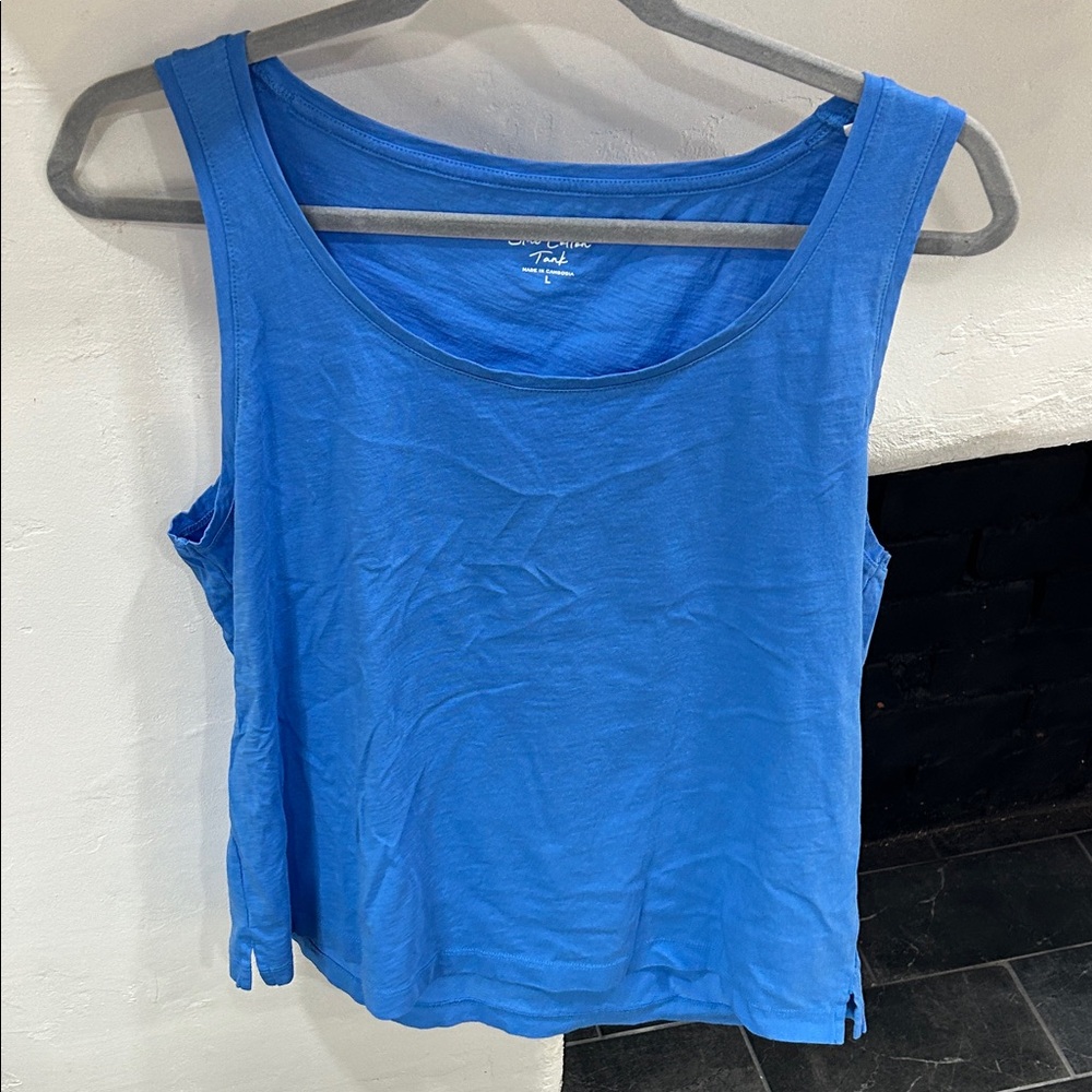 J. Crew Factory Vibrant Blue Sleeveless Top